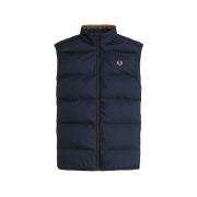 Vest Fred Perry Insulated Padded Gilet Navy