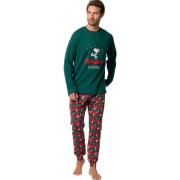 Setjes Admas Pyjama broek top lange mouwen Reindeer Crossing Peanuts