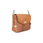 Schoudertas Vera Pelle krat96camel