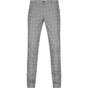 Broek Suitable Chino Pico Grijs Geruit