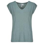 T-shirt Korte Mouw Pieces PCBILLO TEE LUREX STRIPES