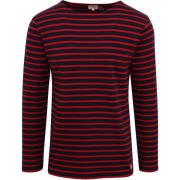 Sweater Armor Lux Trui Strepen Navy