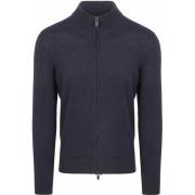 Sweater Suitable Vest Slub Yarn Navy