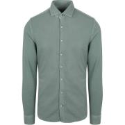Overhemd Lange Mouw Suitable Piqué Overhemd Groen
