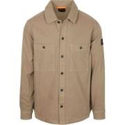 Overhemd Lange Mouw BOSS Overshirt Locky Kaki