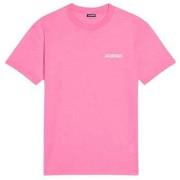 T-shirt Korte Mouw Jacquemus 216JS207-2480-430-PINK-S