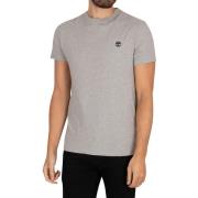 T-shirt Korte Mouw Timberland Dun River slim T-shirt met ronde hals