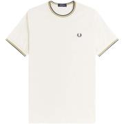 T-shirt Korte Mouw Fred Perry Fp Twin Tipped T-Shirt