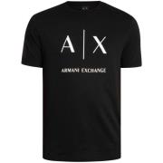 T-shirt Korte Mouw EAX Slim fit T-shirt met groot logo