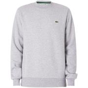 Sweater Lacoste Sweatshirt van biologisch geborsteld katoen