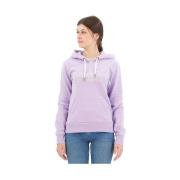 Sweater Superdry Sweat à capuche Venue Logo violet
