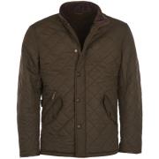 Trainingsjack Barbour Quilted Jas Powell Olijf