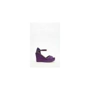 Espadrilles La Valeta Charlene Peep Toe Morado