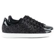 Lage Sneakers Victoria TENIS GLITTER NEGRO