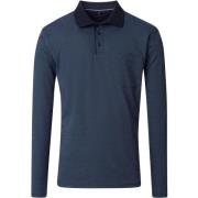 Sweater Casa Moda Long Sleeve Polo Structure Navy