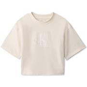 T-shirt Korte Mouw Calvin Klein Jeans Velvet Monogram Boxy S/S T-Shi