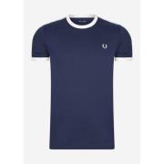 T-shirt Korte Mouw Fred Perry Taped ringer t-shirt