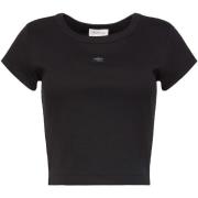 T-shirt Korte Mouw Calvin Klein Jeans A- Woven Label 2X2 R