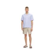 Overhemd Korte Mouw Selected RelaxSun S/S Shirt - Cashmere Blue
