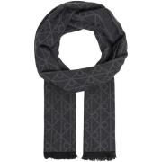 Sjaal Calvin Klein Jeans TONAL AOP WOOL LW SCARF LV04D8064G