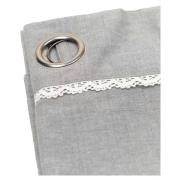 Gordijnen, vitrages, jaloezieën Today Rideau Style Romantique gris fon...