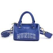 Schoudertas Munich 7113310 Court Crossbody Barrel Blue