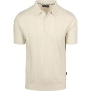 T-shirt Barbour Wellburn Knitted Polo Ecru