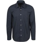 Overhemd Lange Mouw Marc O'Polo Overhemd Ruiten Vichy Donkerblauw