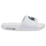 Slippers Lacoste Sandales Croco Dualiste blanches