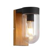 Buitenlicht Brilliant Applique extérieure CABAR bois foncé