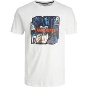 T-shirt Korte Mouw Jack &amp; Jones 12213328 White