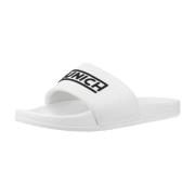 Teenslippers Munich FLAT SLIDER D LOGO WH