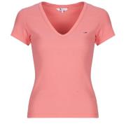 T-shirt Korte Mouw Tommy Jeans TJW SLIM ESSENTIAL RIB V SS