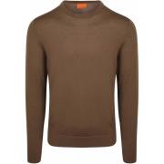 Trui Suitable Merino Pullover Taupe