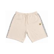 Korte Broek Lyle &amp; Scott Check Panelled Sweat Shorts Cove