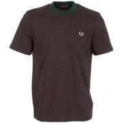 T-shirt Korte Mouw Fred Perry Fine Stripe Heavyweight