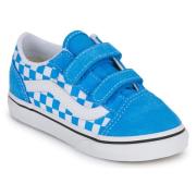 Lage Sneakers Vans Old Skool V COLOR THEORY CHECKERBOARD Bright Azure
