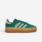 Lage Sneakers adidas Gazelle Bold Collegiate Green White Gold (W)
