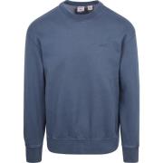 Trui Levis Sweater Authentic Logo Donkerblauw