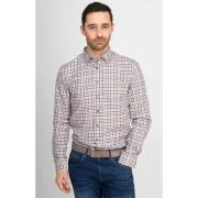 Overhemd Lange Mouw Suitable Overhemd Rood Gele Ruiten