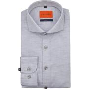 Overhemd Lange Mouw Suitable Melange Hemd Grau