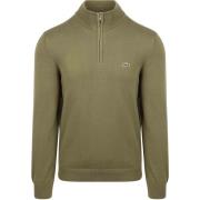 Sweater Lacoste Pullover Zipper Groen