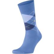 Socks Burlington Manchester Sok Ruit Blauw 6550