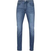 Broek Pierre Cardin Jeans Lyon Tapered Future Flex Blauw