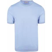 T-shirt Suitable Knitted T-shirt Wap Hellblau