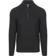 Sweater Profuomo Half Zip Pullover Structure Navy