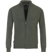 Vest Casa Moda Vest Zip Groen