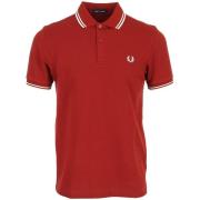 Polo Shirt Korte Mouw Fred Perry Twin Tipped Shirt