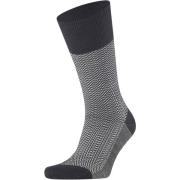 Socks Falke Airport Herringstripe Sok Zwart