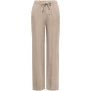 Harembroek Only Onlgoa Mw Linen Bl Pull-Up Pant Cc Pnt 15363676